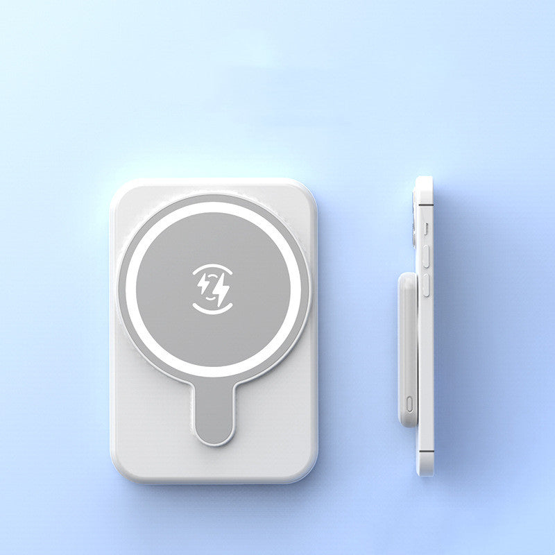 Mini Power Bank Magnético 5000mAh Sem Fio