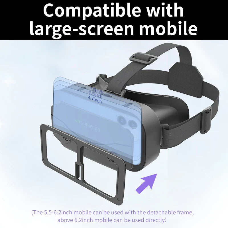 3D VR Glasses with Smart Goggles for Smartphones
