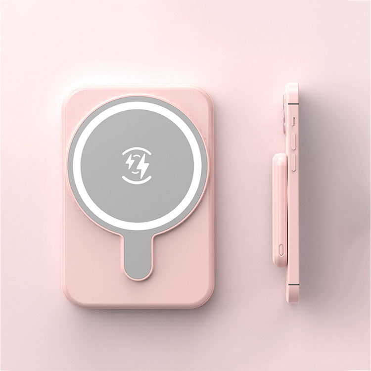 Mini Power Bank Magnético 5000mAh Sem Fio